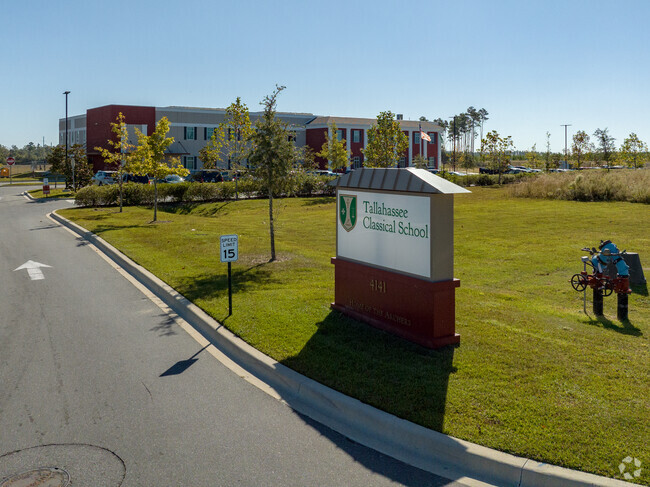 Tallahassee Classical School - signage and building