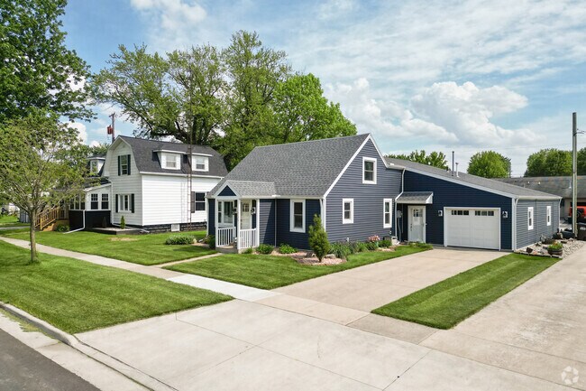 Several styles of historic homes including Cape Cods make up the heart of Archbold.
