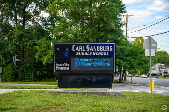 Sandburg Middle School in Alexandria is home to the Panthers.