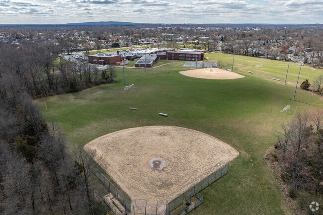 Van Derveer Elementary School features two baseball fields.