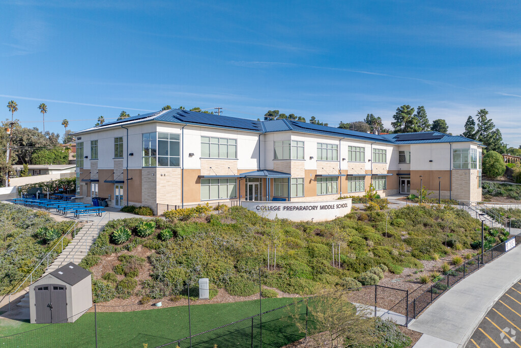 College Preparatory Middle School sits hilltop in Casa de Oro.