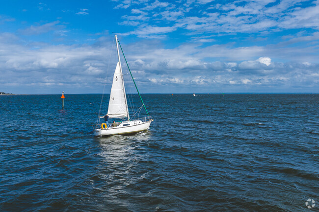 Claremont isn't far from Mobile Bay where residents can take to the water.