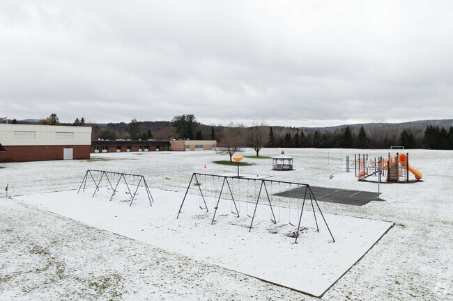 Playground area out back at Walter B. Howard Elementary School.