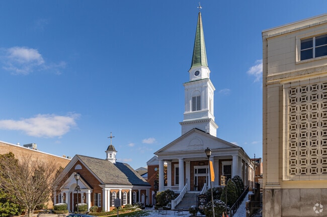 Greeneville has lots of churches, including the First Presbyterian Church in downtown.