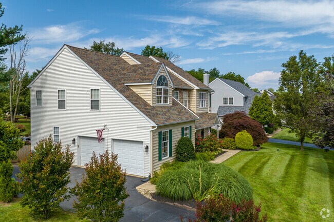 Enjoy even more private parking in Audubon with double garages on traditional homes.