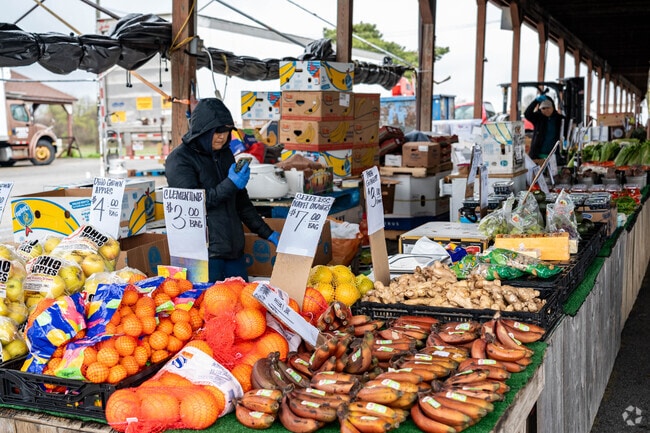 The Four Seasons Flea and Farmers Market has several produce vendors and is just a short drive from East High.