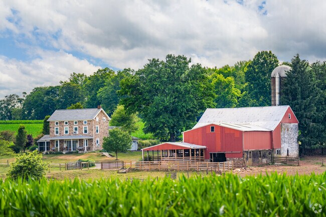 Working farms add unique beauty to the landscape of East Vincent.