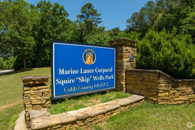 Skip Wells Park is a recreational option for Northwestern Marietta residents.