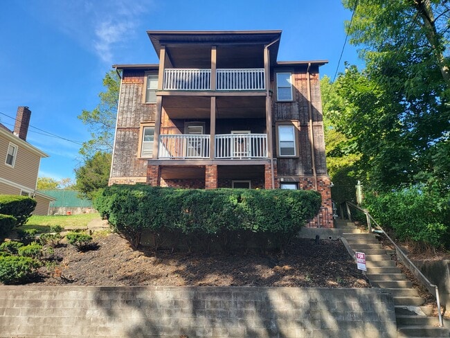 Front of apartment