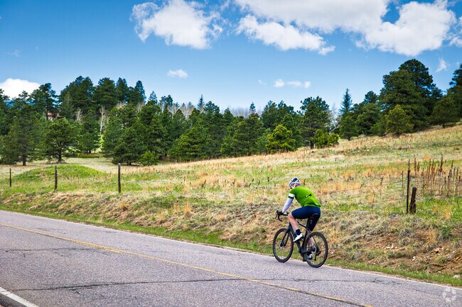 Evergreen Mountain offers great mountain biking near North Central Evergreen.