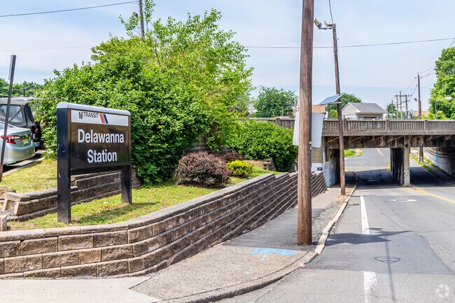 Delawanna station offers commuters  easy access to Hoboken in Richfield section of Clifton.