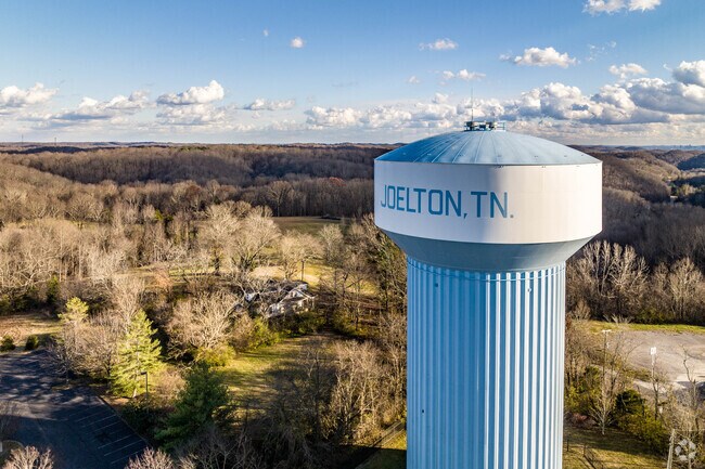The Joelton Watertower is located right off I-24 in the Joelton Neighborhood.
