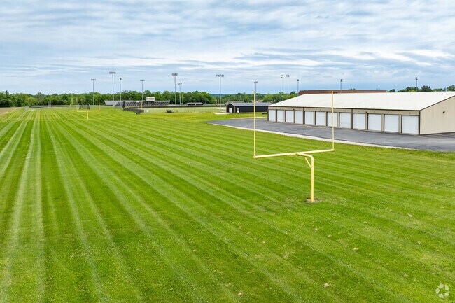 South Vermillion Public Middle School practice football field.