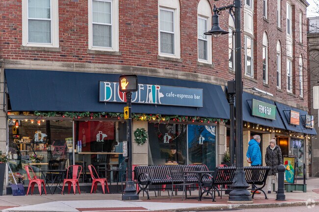 Residents in Dedham Village enjoy catching up during walks throughout the town.