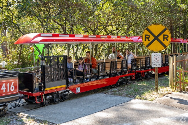 The train at the Alexandria Zoo is always a fun way for Deerfield families to spend the day.
