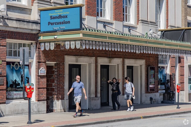 Residents of Westover cross the river to see shows at the Metropolitan Theatre in Morgantown.