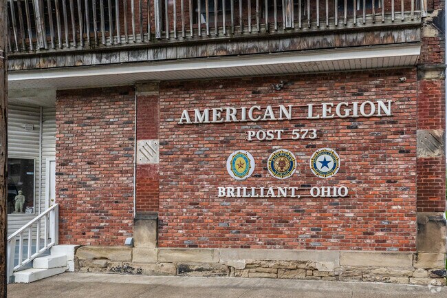 The American Legion Hall is a staple in the Brilliant community.