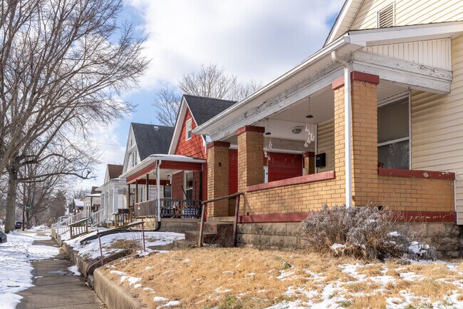 Large porches overlook the tree-lined streets of The Avenues.