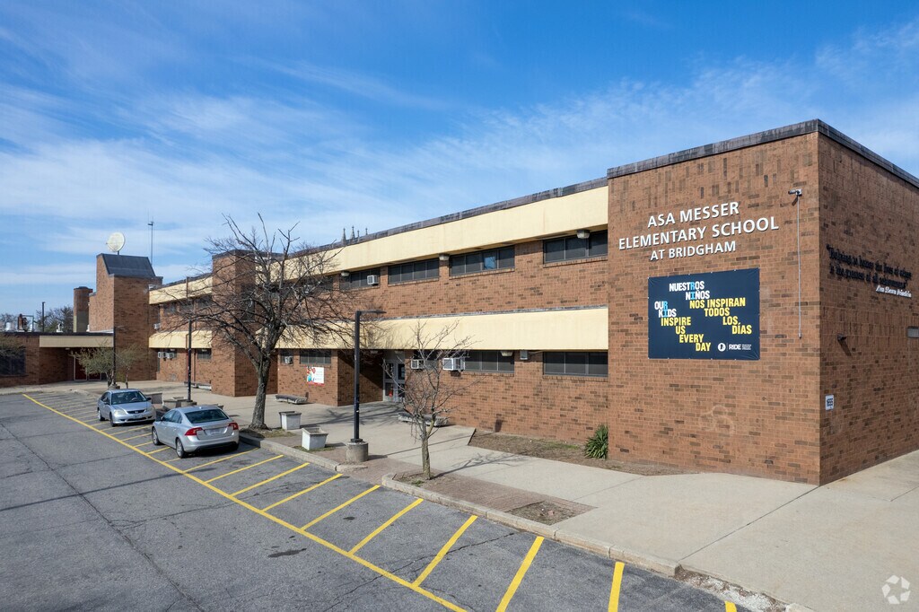 The Samuel W. Bridgham Middle School Shares its Building with The ASA Messer School in The West End Providence Neighborhood