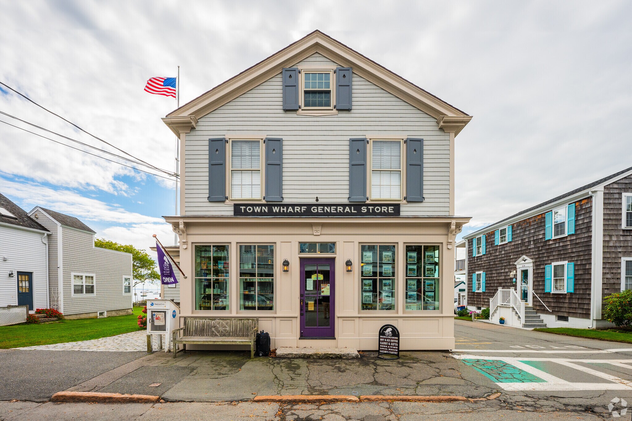 Businesses have moved into existing colonial homes that once housed great mariners in the 1800s