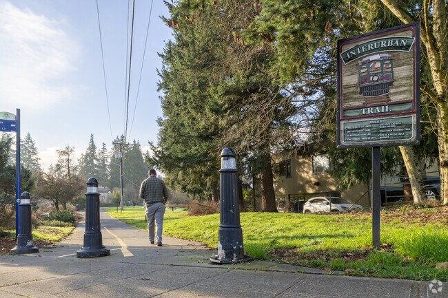 The 14-mile long Interurban Trail cuts through the Shoreline area.