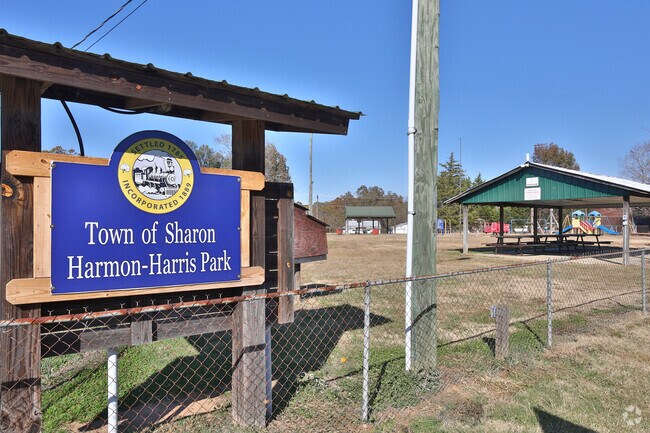 Harmon-Harris Park is right next to the Sharon FD building in teh center of town.