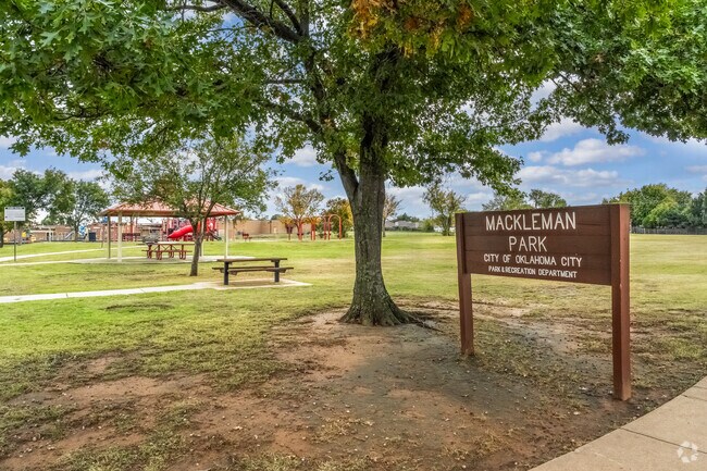 Macklelan Park near Frolich Meadows Estates has a playground, tennis and picnic areas.