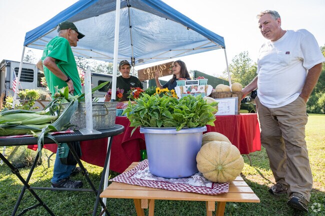 Montville Farmers Market is a weekly event on Tuesday evenings throughout the summer.