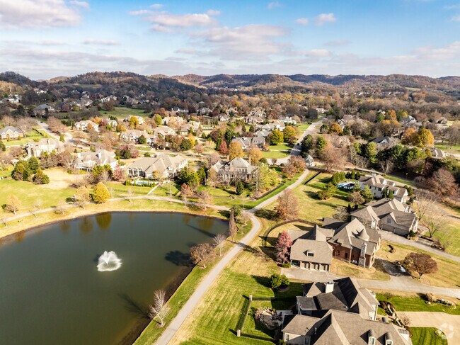 The Berrys Chapel neighborhood is located in the hills of Franklin Tennessee.