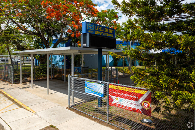 Amelia Earhart Elementary School encourages parents to get involved in their kids’ education.