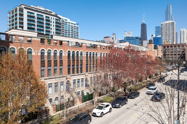 River North features a number of townhomes that are typically newer builds.