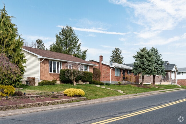 Ranch homes are common in the blue-collar neighborhood of West Catasauqua.