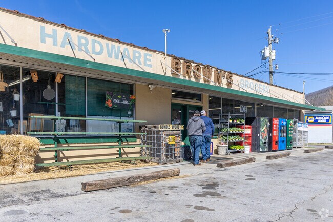 Brown's Hardware and Grocery is located right in the neighborhood and has a wide variety of home goods, supplies, and foods in Hampton, TN.