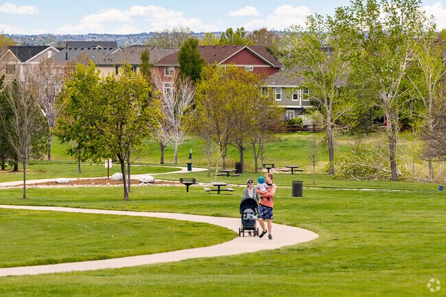 Take a long walk along the paved trail at Lincoln Park in Parker.