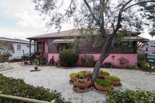 A vibrant home with a garden in Panorama City, CA.