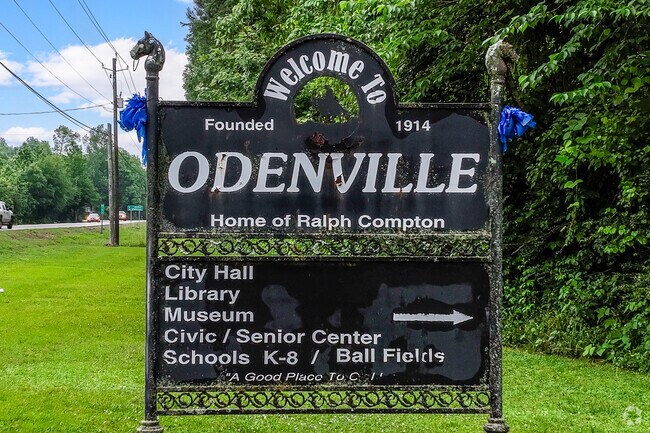 Home of Ralph Compton, Odenville was established in 1914.