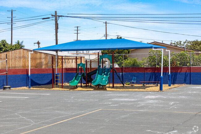 The playground at Harbor Christian Schools offers ample space for outdoor play.