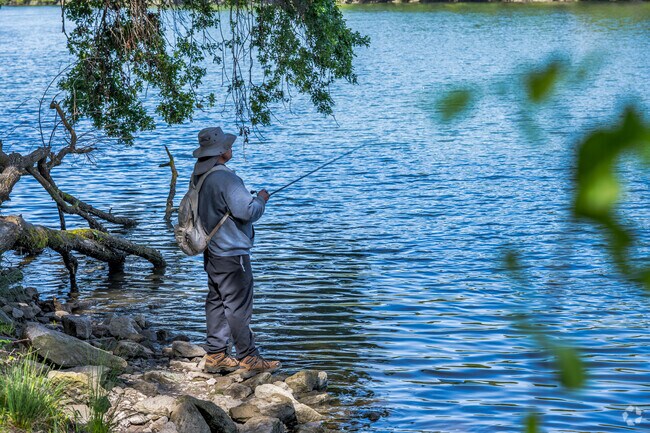 There is a great place to fish at the Barge Canal Access in Old West Sacramento.