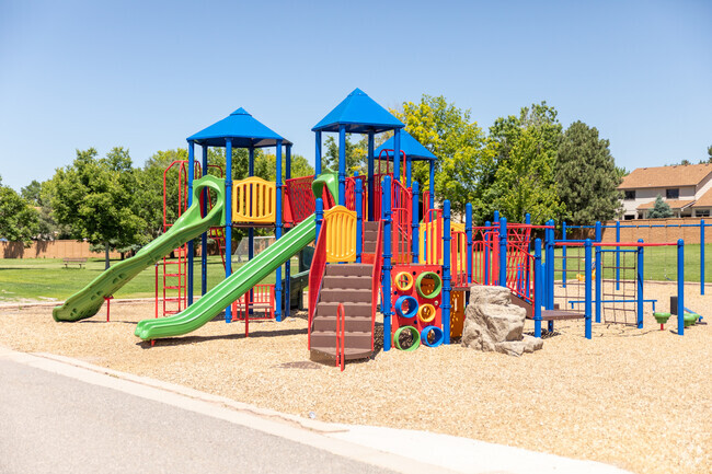 Vassar Elementary School playground is fun for the little ones.