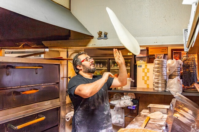 Little Joey's Pizza in Liberty is very popular for its hand-tossed pizza.