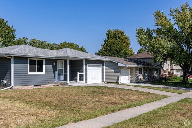 Sidewalks make for easy walks through the West A neighborhood.
