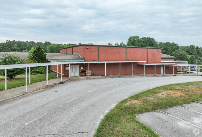 Parents drop off their kids here at Sherrills Ford Elementary School.