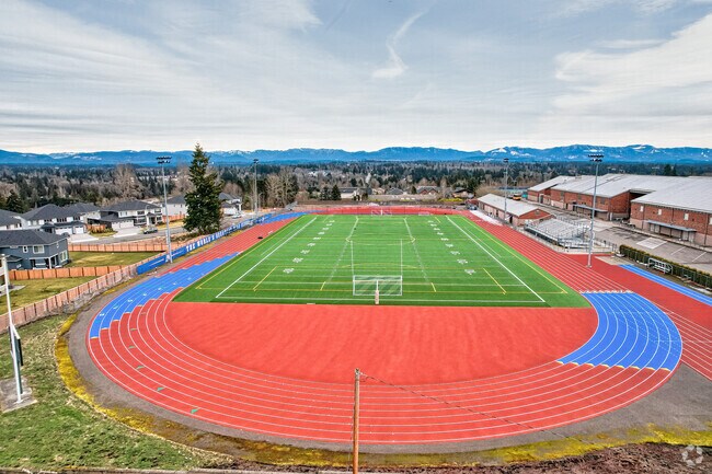 Auburn Mountainview High School's athletic field in Lea Hill.