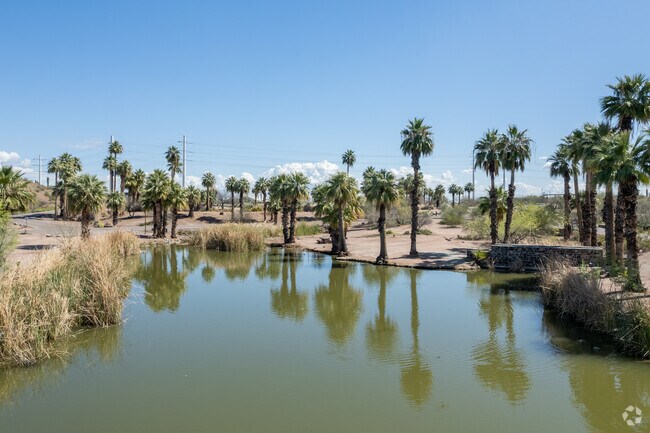 Papago Park in Central City is a literal oasis in the desert.