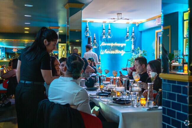 Tango Steak in Moonachie opens late and closes late, making it a popular nightlife spot.