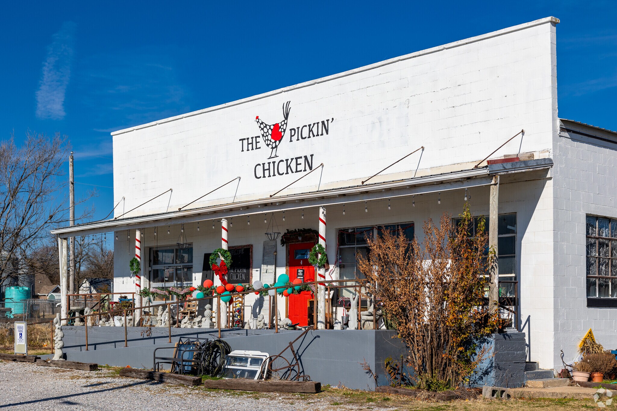 The Pickin' Chicken offers Gentry residents an indoor flea market shopping experience.