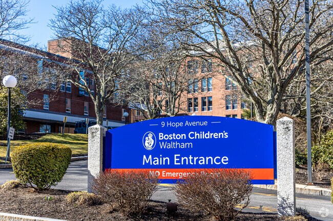 You can find a branch of Boston Children's Hospital near Waltham Highlands.