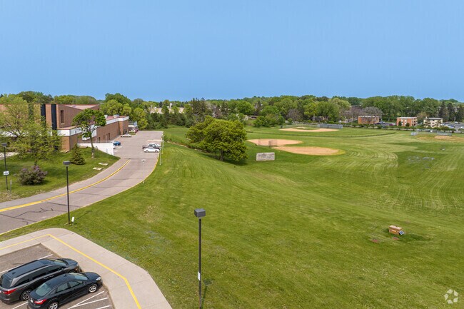 Parkview Center school offers plenty fields and greenspace and one of the best sliding hills in Roseville.