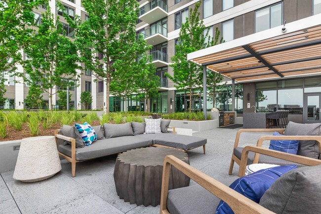Kick back beneath the trees in your private outdoor escape.