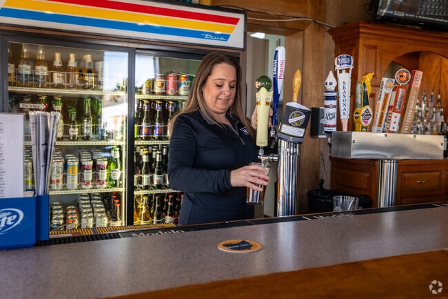 Grab a cold one at the Newtown Village Tavern.